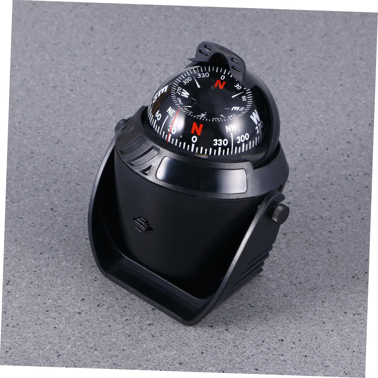 Brújula Marina Digital Iluminada para Barco, Alimentación 12v, ABS Negro, Ajuste de Declinación Magnética para Navegación
