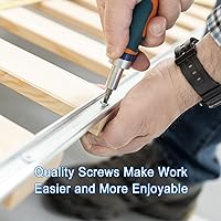 Vista 7 de Kit surtido de tuercas y tornillos, 900 piezas de acero inoxidable métricos surtidos M6 M5 M4 M3 Juego de tornillos de máquina Phillips