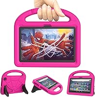 Vista 1 de All-New Fire 7 Tablet Case (12th Generation, 2022 Release) - DICEKOO Lightweight Shockproof Kid-Friendly Cover with Handle & Kickstand for Kindle