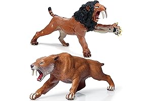 Saber-Toothed Tiger Figurines for Playtime Adventures