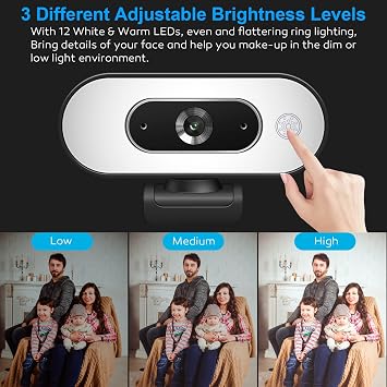 1080P USB Camera Compatible with Switch 2/PC/Mac/Laptop