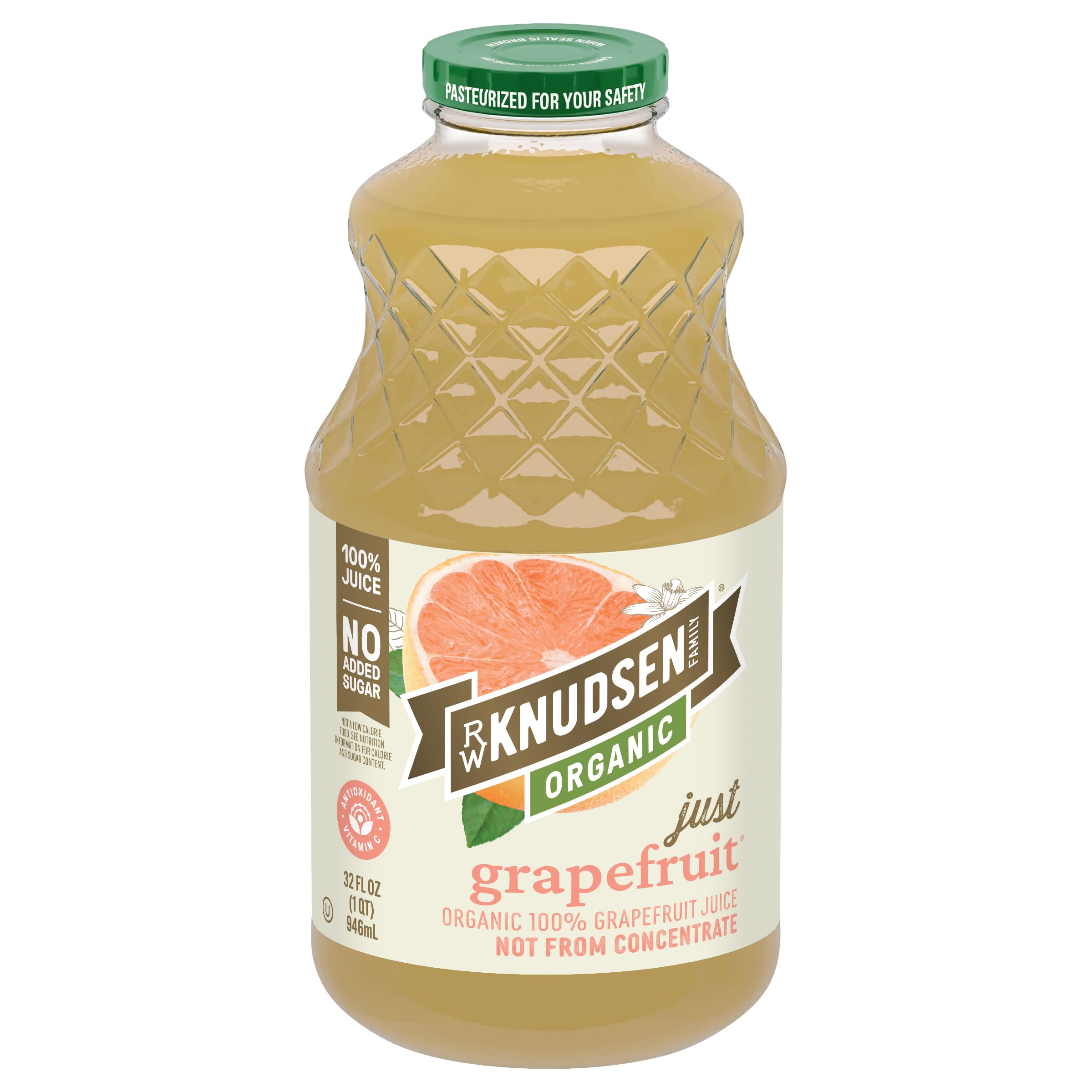 R.W. Knudsen, Organic Grapefruit Juice, 32 Fl Oz