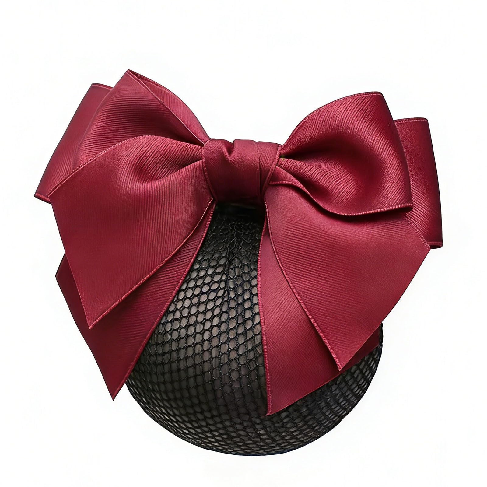 Fentency Elegant Hair Snood Hair Clip Barrette Sweet Fashionable Flat Clip Hairpin Bow for Bunches