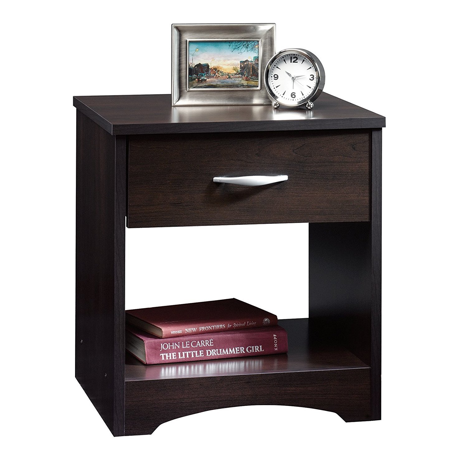 Sauder Beginnings Night Stand, Cinnamon Cherry