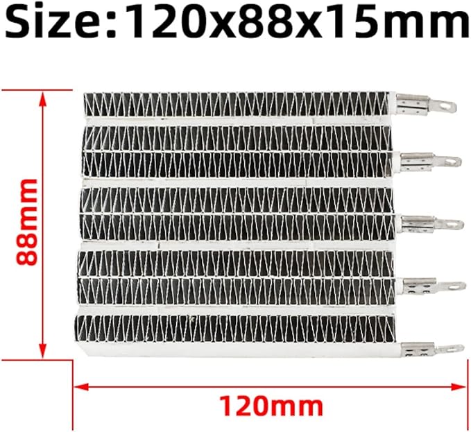 Elemento Calefactor Cerámico PTC 220V 1500W miniatura 2