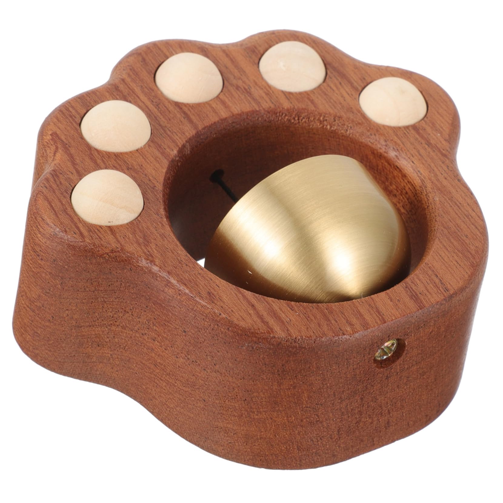 Cloche ouverture de porte bois et sonnette décorative pour la maison