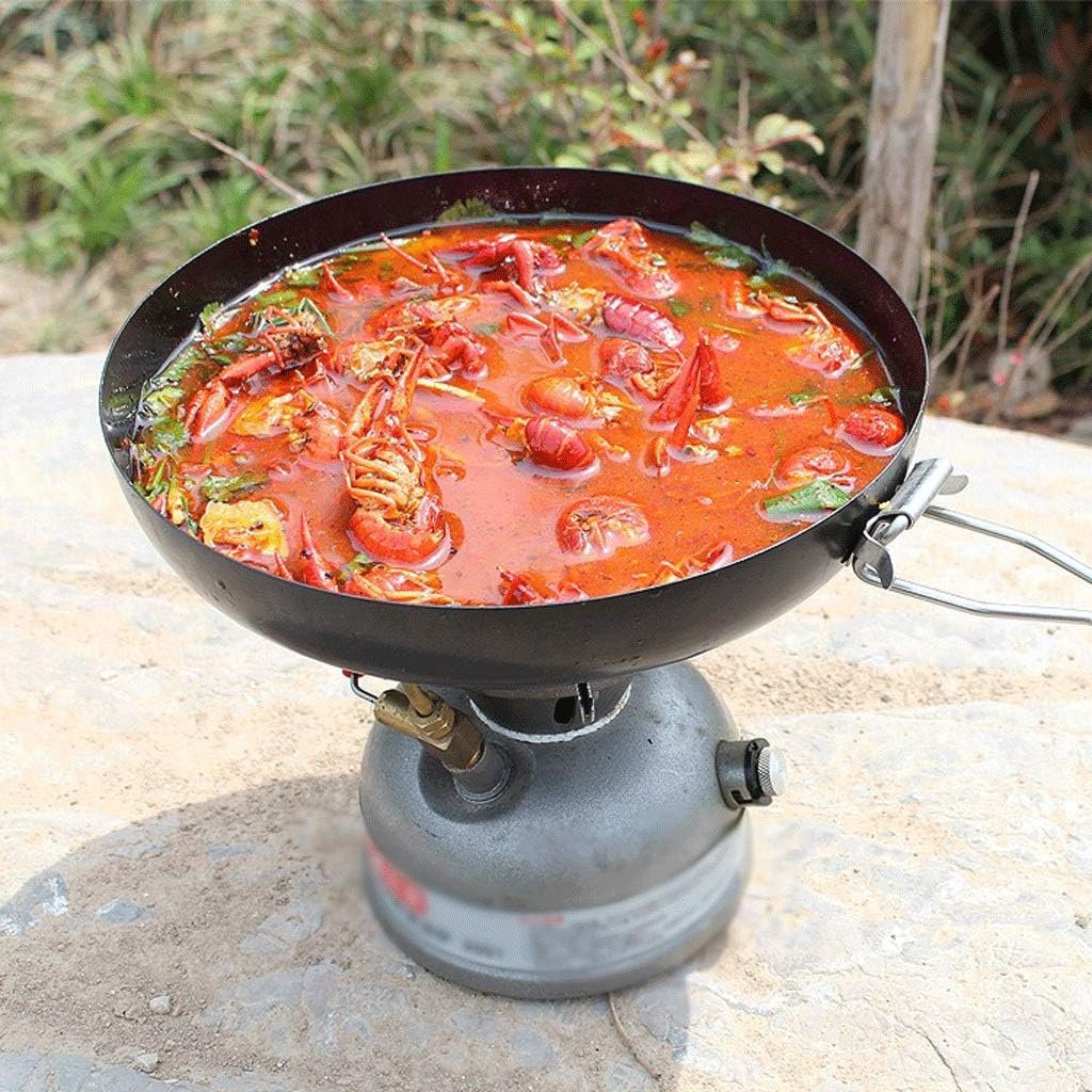 Outdoor Camping Cookware Portable Non-Stick Frying Pan Pot Folding Handle ?Single Pan Foldable Non-Stick Pan