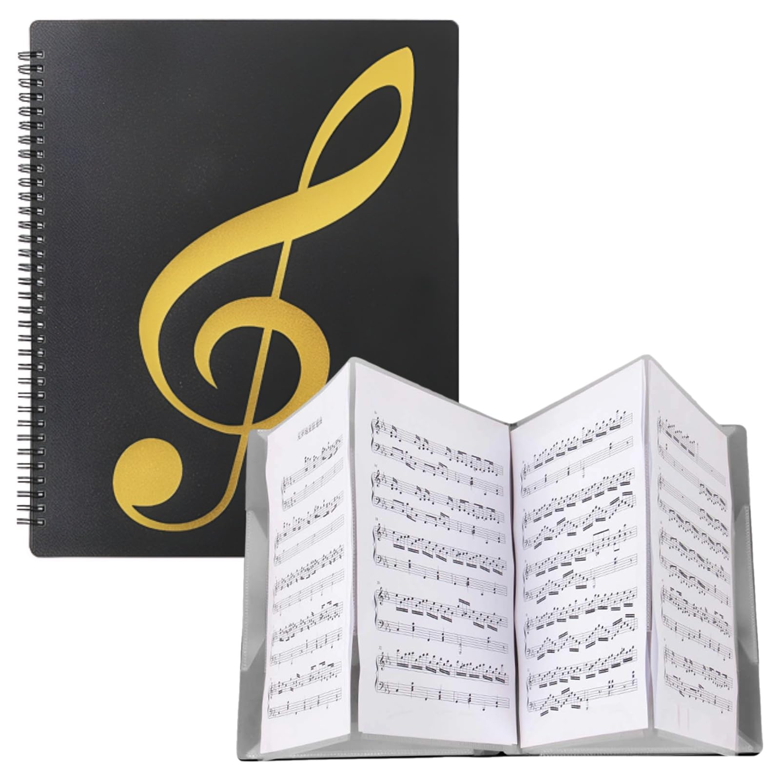 Cartella per Spartiti A4, Cartellina Porta Spartiti per Coro, Cartella per Musica Raccoglitore per Presentazioni per Documenti, Spartiti Musicali Cartacei