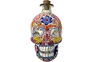 Personalized Hand-painted Decanter, Custom Tequila Gift 25 oz Glass Bottles