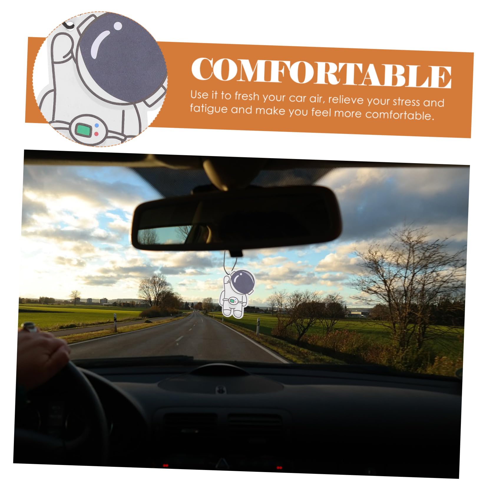 PartyKindom 40 Stk Auto-aromatherapie-papier Bürozubehör Für Kraftfahrzeuge Autoerfrischer Für Männer Hängende Autoerfrischer Auto Luft Bürodeko Für Männer Parfüm Ornament