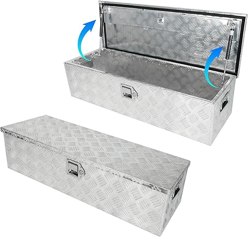 Miniatura 157 de 48 pulgadas de largo x 15 pulgadas de ancho x 15 pulgadas de alto, caja de herramientas para camioneta, caja de herramientas, almacenamiento