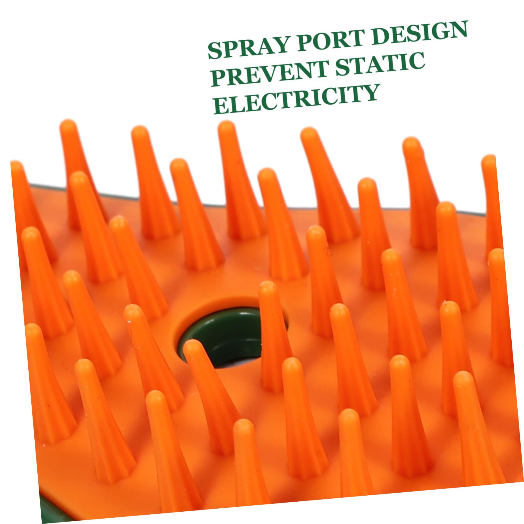 Mipcase 4pièces Brosse à Vapeur Pour Brosse De Toilettage Auto-nettoyante Avec Spray De Massage Pour Animaux Élimine Poils Lâches Facile à Utiliser Et Ergonomique