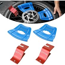 Motorcycle Tire Changing Tool Kit，2 Piece Tire Bead Holder Hook and 2 Piece Rim Protectors，Dirt Bike Tire Changing Tools for Motorcycle, Bicycle, Dirt Bike,Scooter, (4 Pcs)
