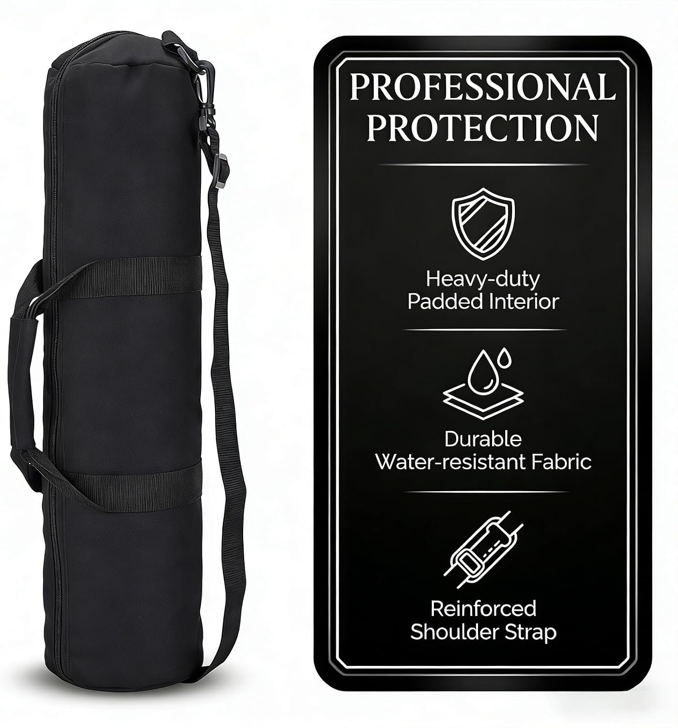 Tripod Case Heavy Duty Tripod Bag with Shoulder Straps and Handles S image 5