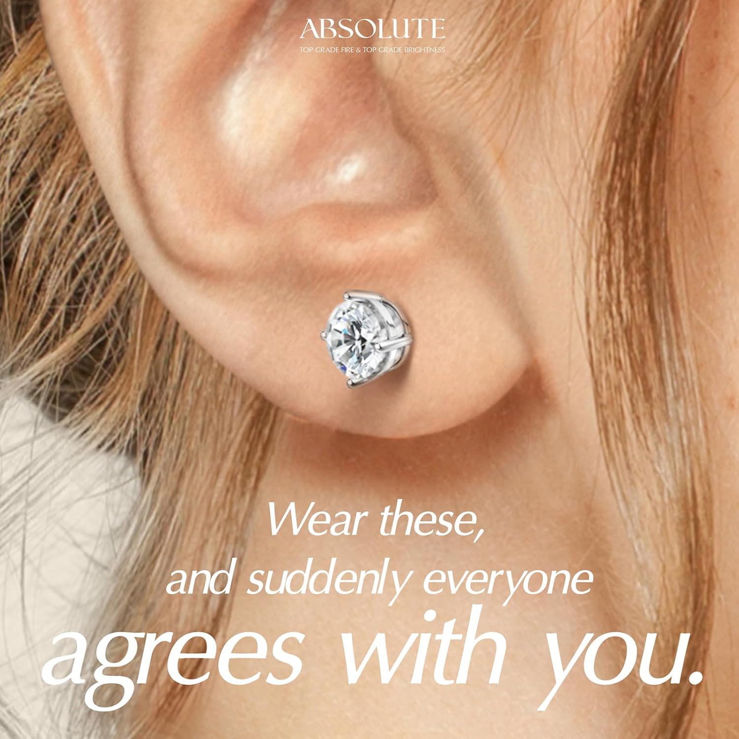 Moissanite Earrings, Hypoallergenic Flat Back Earrings for Women Men, Screw On Studs 925 Sterling Sliver Cartilage Earring for Sensitive Ears 4mm Short Post - Image 5