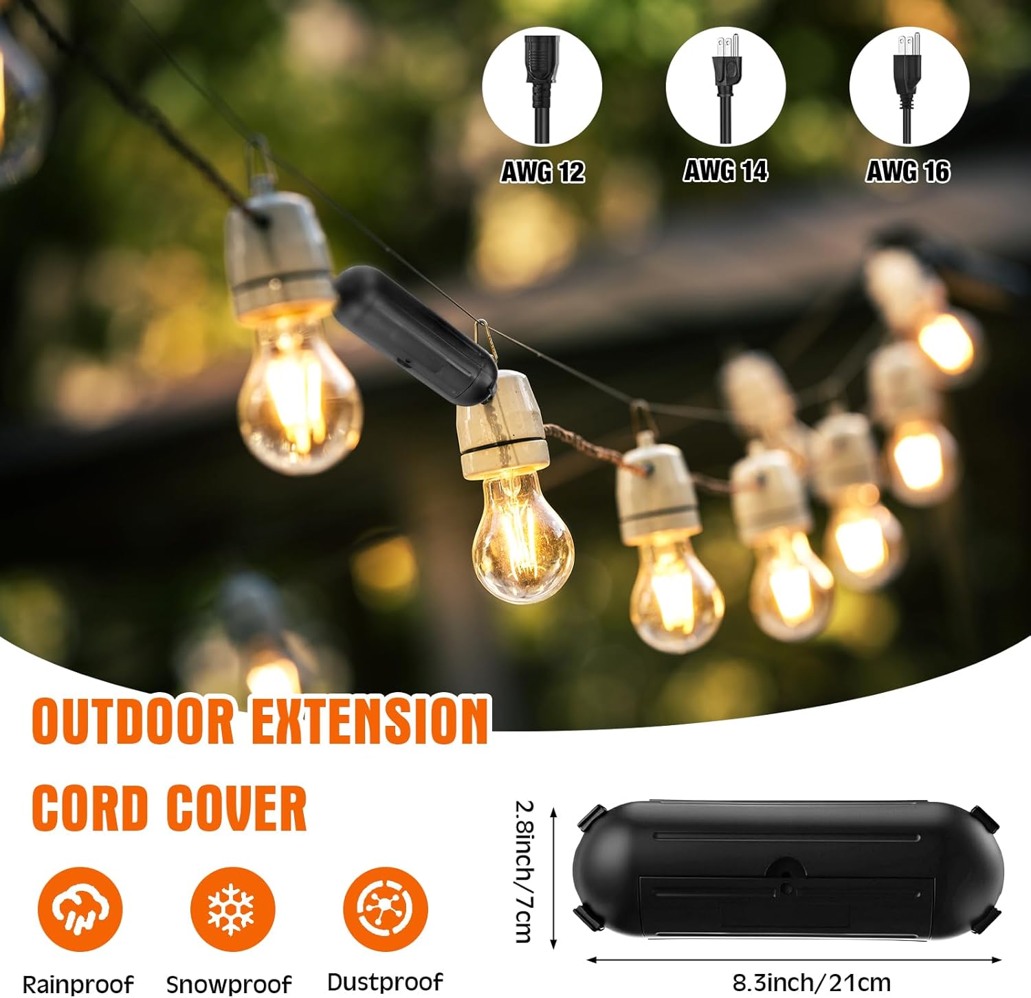 Relaxweex 3 Pcs Bird Bath Heater for Outdoor in Winter Submergible De icer and Pipe Insulation Tape Outdoor Extension Cord Cover for Chicken Bird Poultry Tank Drinking(70w,with Fountain Pump)