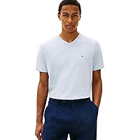 Tommy Hilfiger Essential V-Neck Tee Mw0mw39249 Maglietta S/S, Blu (Azzurro)