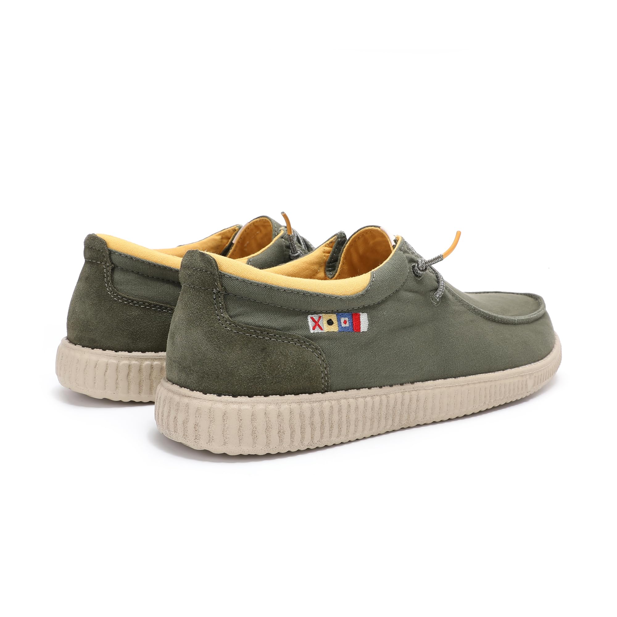 PITAS | WP150 Deck | Mocasines de Hombre | Náuticos Casual | Kaki 41