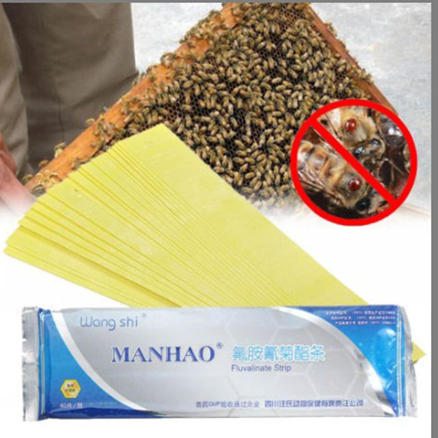 20/40/60X IMKEREI FLUVALINAT Streifen Bienenmilbe Varroa Killer Medizinstreifen 354774590445 20/40/60X IMKEREI FLUVALINAT Streifen Bienenmilbe Varroa Killer Medizinstreifen 354774590445