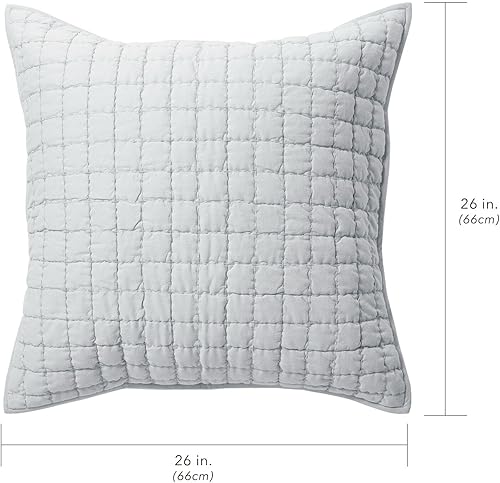 Miniatura 5 de Nate Home mDesign by Nate Berkus - Juego de edredón texturizado de algodón de 4 piezas para todas las estaciones, ropa de cama transpirable de