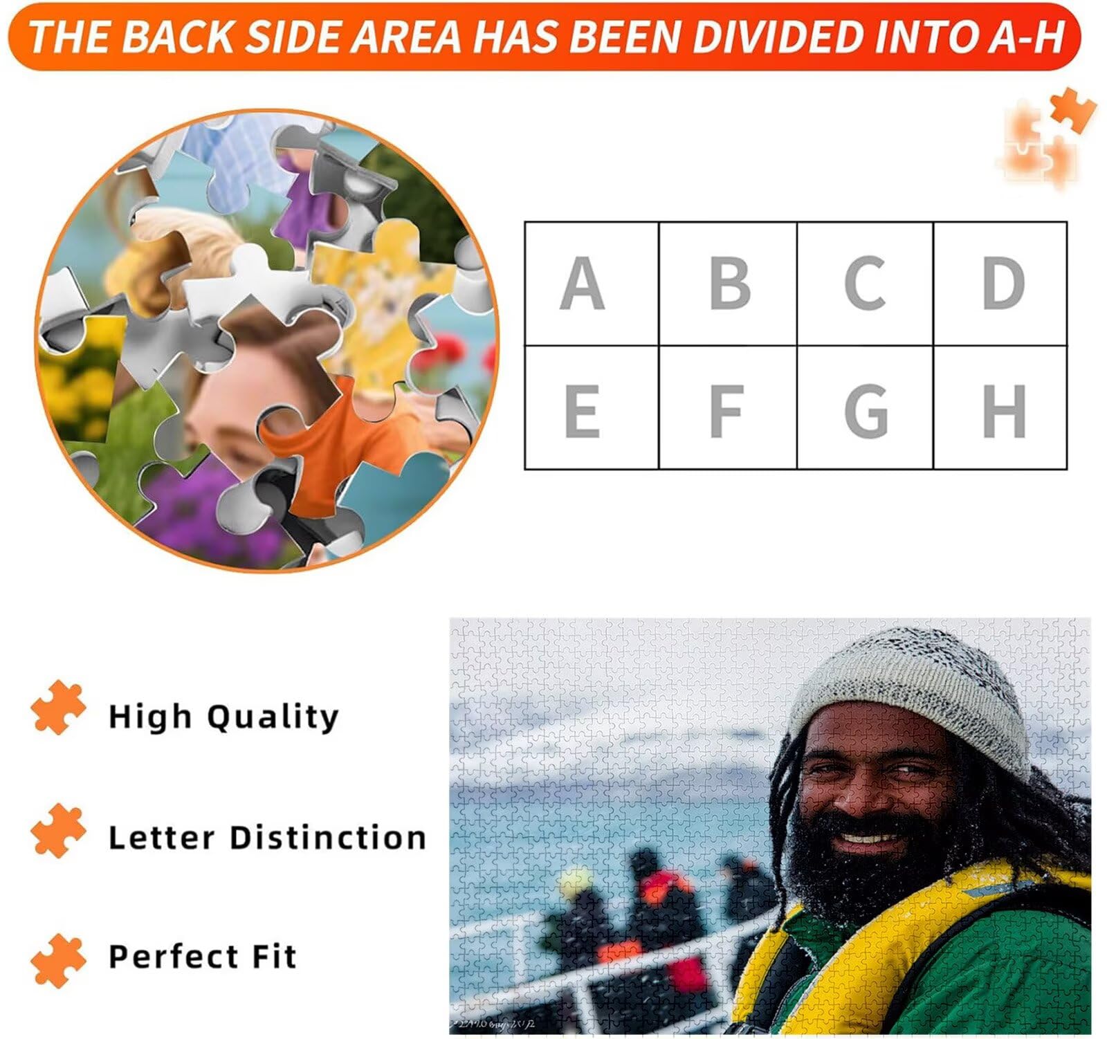 Niestandardowe zdjęcie puzzli, drewniane puzzle DIY 3000 sztuk dla