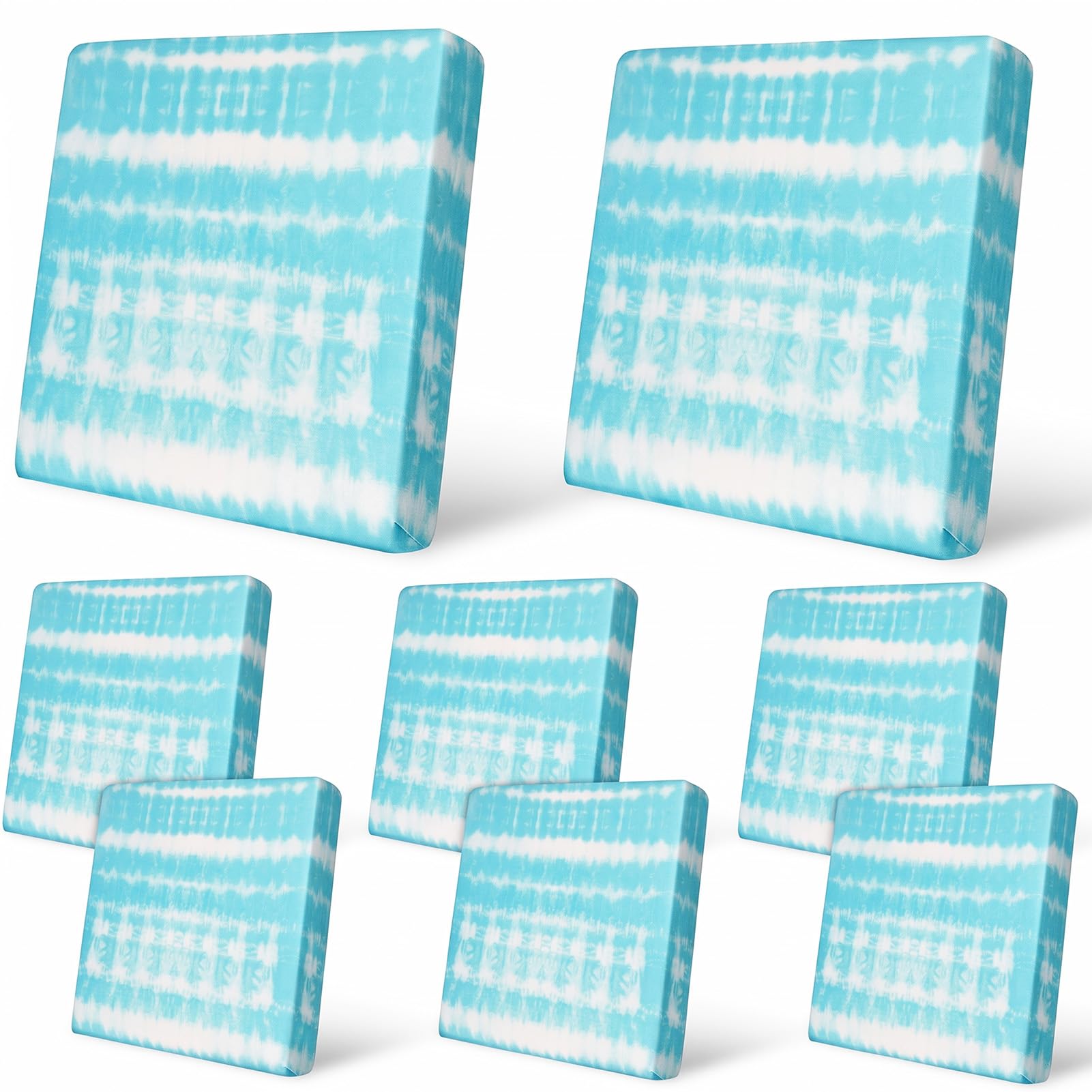 8Pcs Patio Cushion Covers Stretch Outdoor Furniture Protector Slipcovers