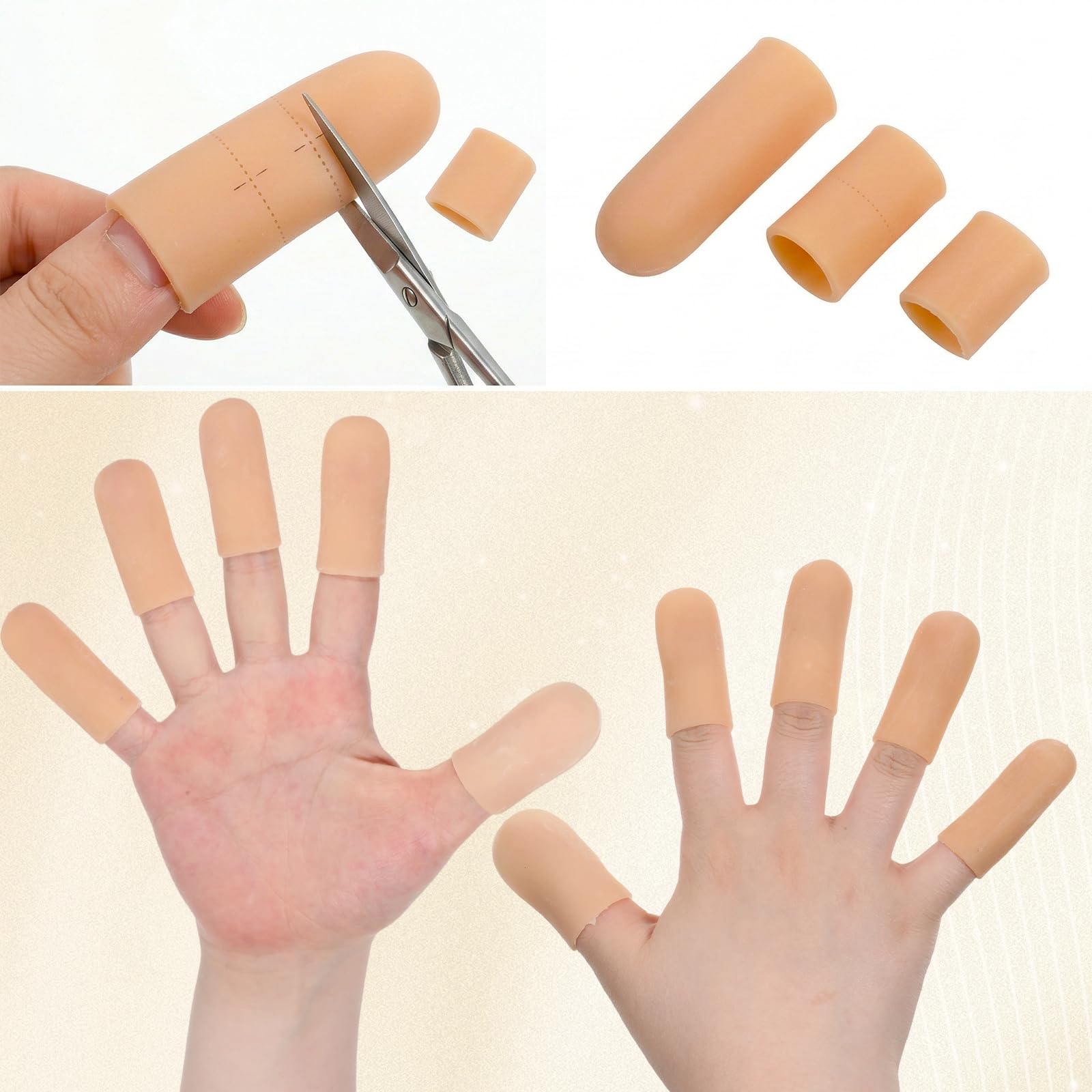 20 Pcs Protecteurs Orteils Silicone Protège Orteil en Gel Capuchons D'orteils Tube Orteils 20 Pcs Protecteurs Orteils Silicone Protège Orteil en Gel Capuchons D'orteils Tube Orteils