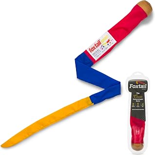 Foxtail Sport Original 90s Throw Catch Game - Leather Baseball Tail Outdoor Toy Ages 8+ Long Distance Fun