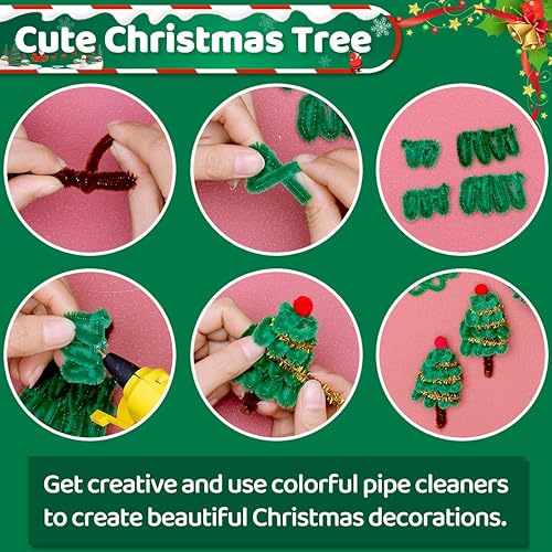 Miniatura 5 de Eppingwin 200 limpiapipas, limpiadores de tuberías de café oscuro, suministros de manualidades, tallos de felpilla para proyectos de manualidades