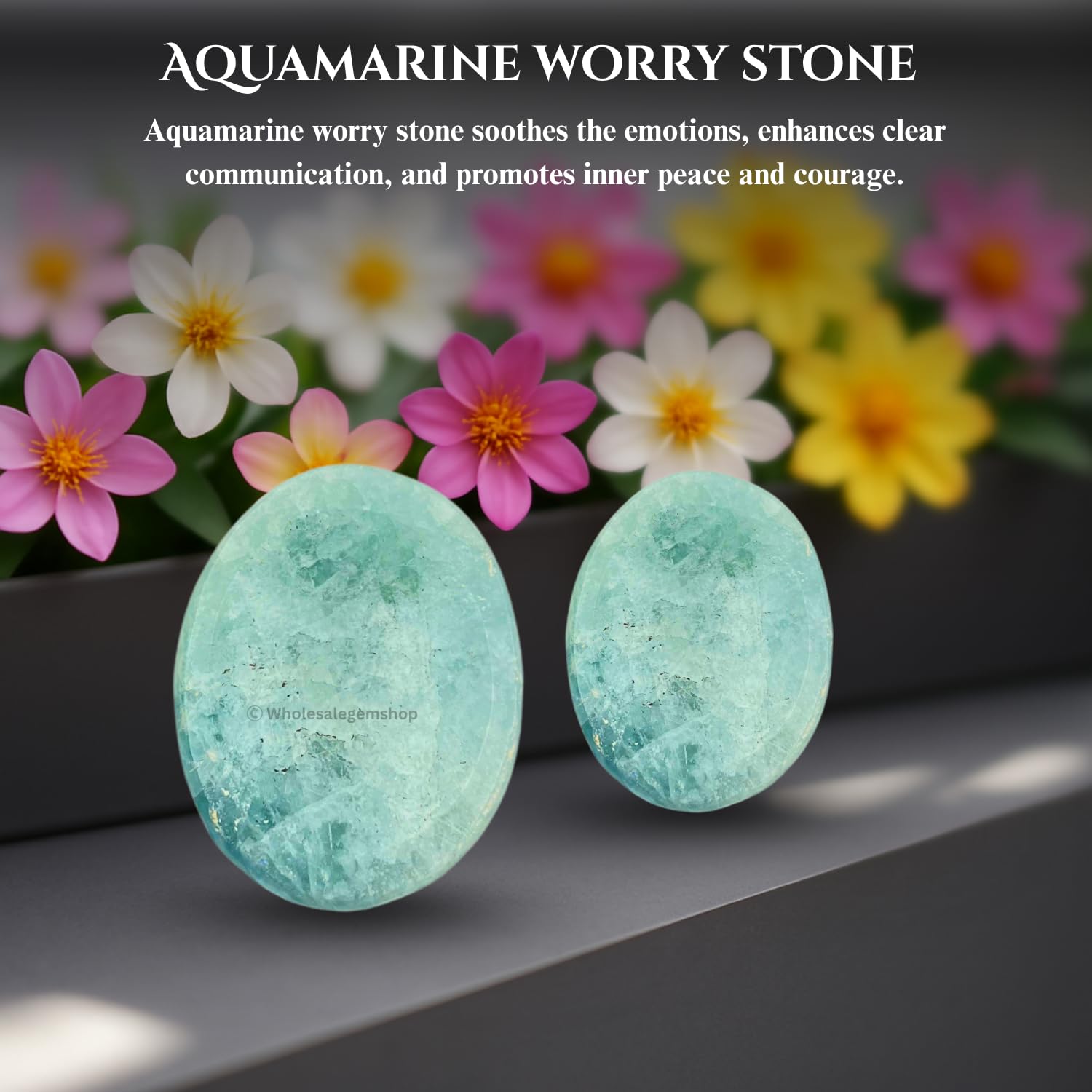 GEMSCITE Thumb Worry Stones Metaphysical Gemstone Crystal Healing Reiki Men Women Gift FENG Shui Positive Energy Love Wellness Palm Stones Wicca Powerful - Image 4