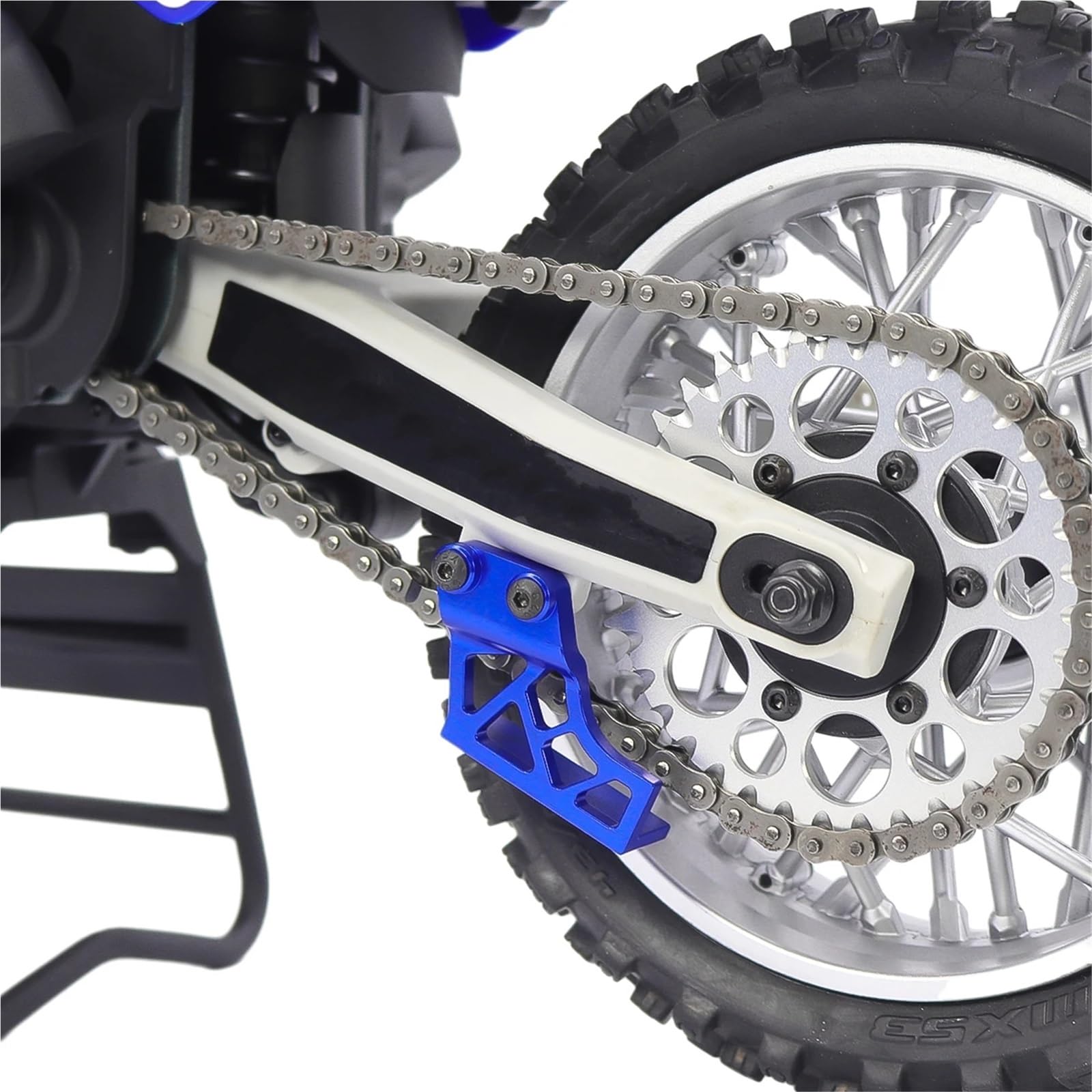 Per Losi 1/4 Promoto-Mx Moto Los06000 Los06002 Parti Aggiornamento Metallo Catena Alluminio Guardie Protector Sostituzione Los264000 Rc Decora Accessori