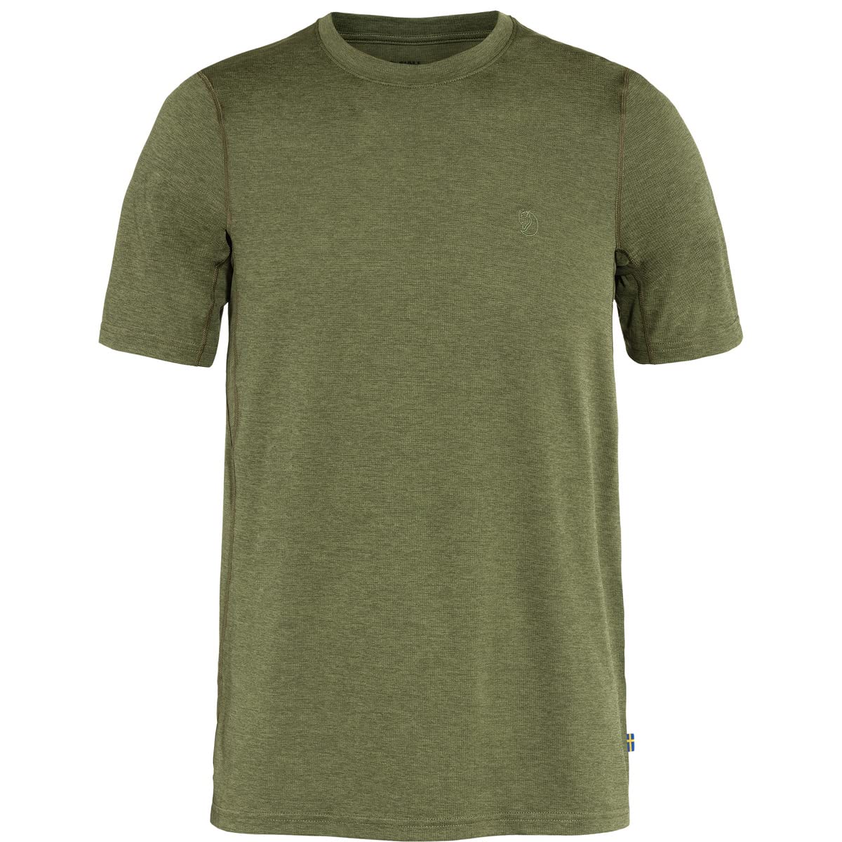 Fjällräven Men's Verde Fjallraven 87197-620 Abisko Day Hike Ss M T-Shirt Green Size L