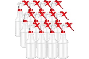 Eccliy Budget-Friendly 12-Pack of 16 Oz. Reusable Spray Bottles
