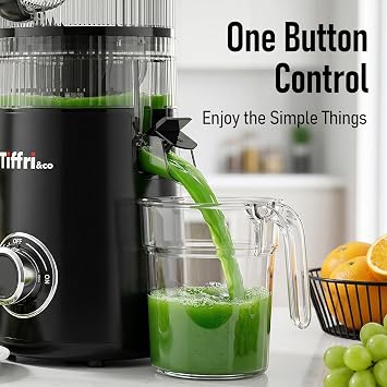 3-in-1 Cold Press Juicer, 6 Wide Chute Masticating Juicer
