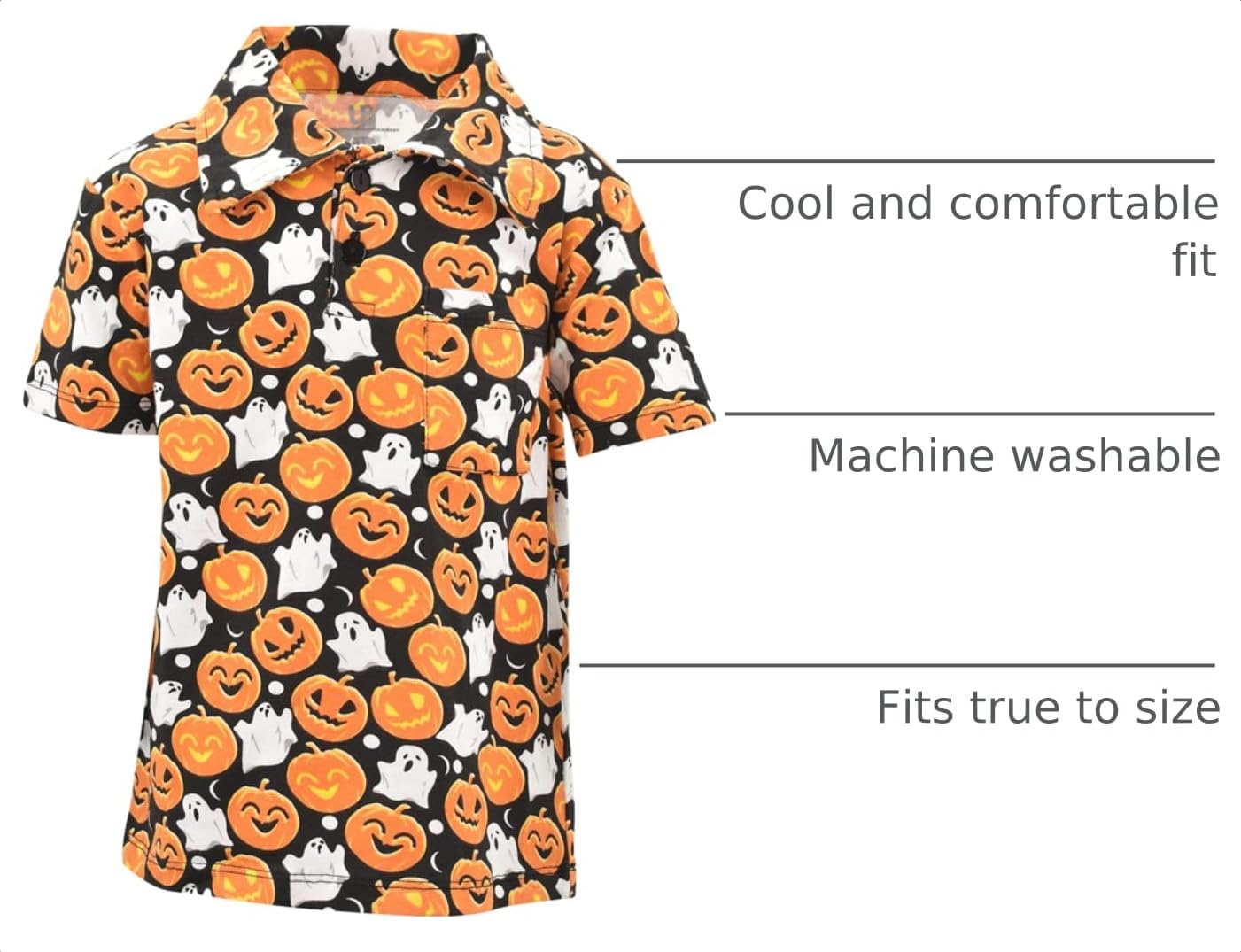 Unique Baby Short Sleeve Collared Boys Polo Shirt, Toddler Kids Polo Shirts image 4