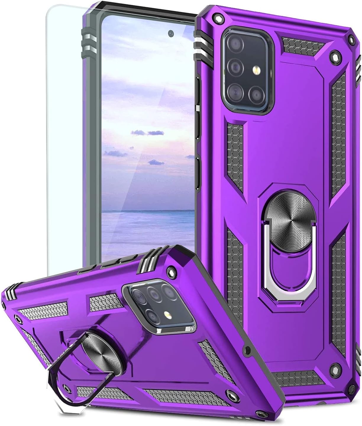 TJS Phone Case Compatible with Samsung Galaxy A71 5G/A91