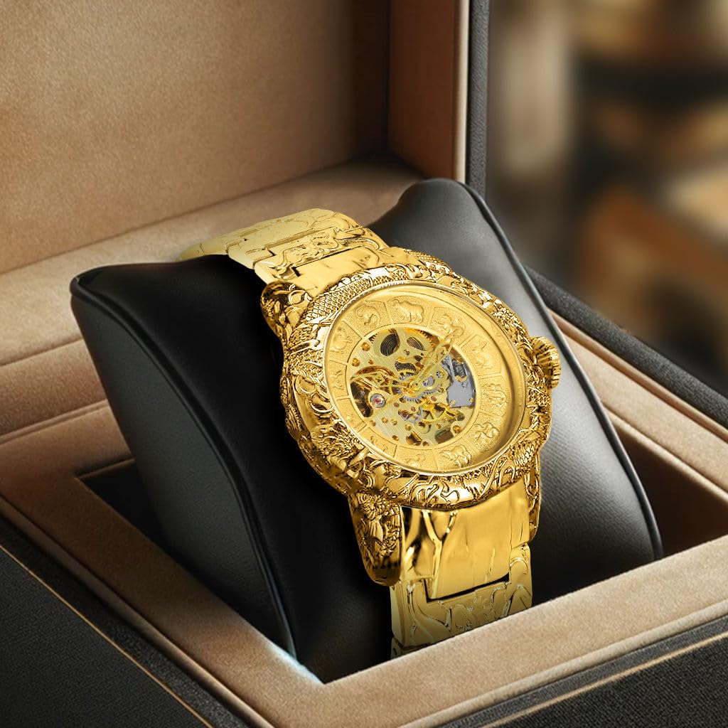 Afcrho Engraved Pocket Watches for Ring Bearer Wedding Gift