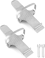 Vista 1 de QWORK Levantador de panel de pie, paquete de 2 herramientas de elevación de puerta de aleación de aluminio, para instalación de paneles de yeso