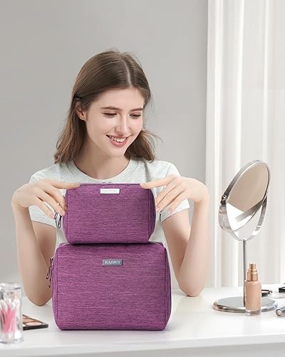 Miniatura 7 de Neceser de maquillaje para viaje mini bolso de cosméticos para mujeres y niñas Púrpura NW5018