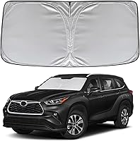 Vista 10 de KAYZT Parasol para parabrisas para Toyota Camry 2012-2017 LE XLE Hybrid SE XSE Sedan plegable, accesorios de ajuste personalizado para ventana