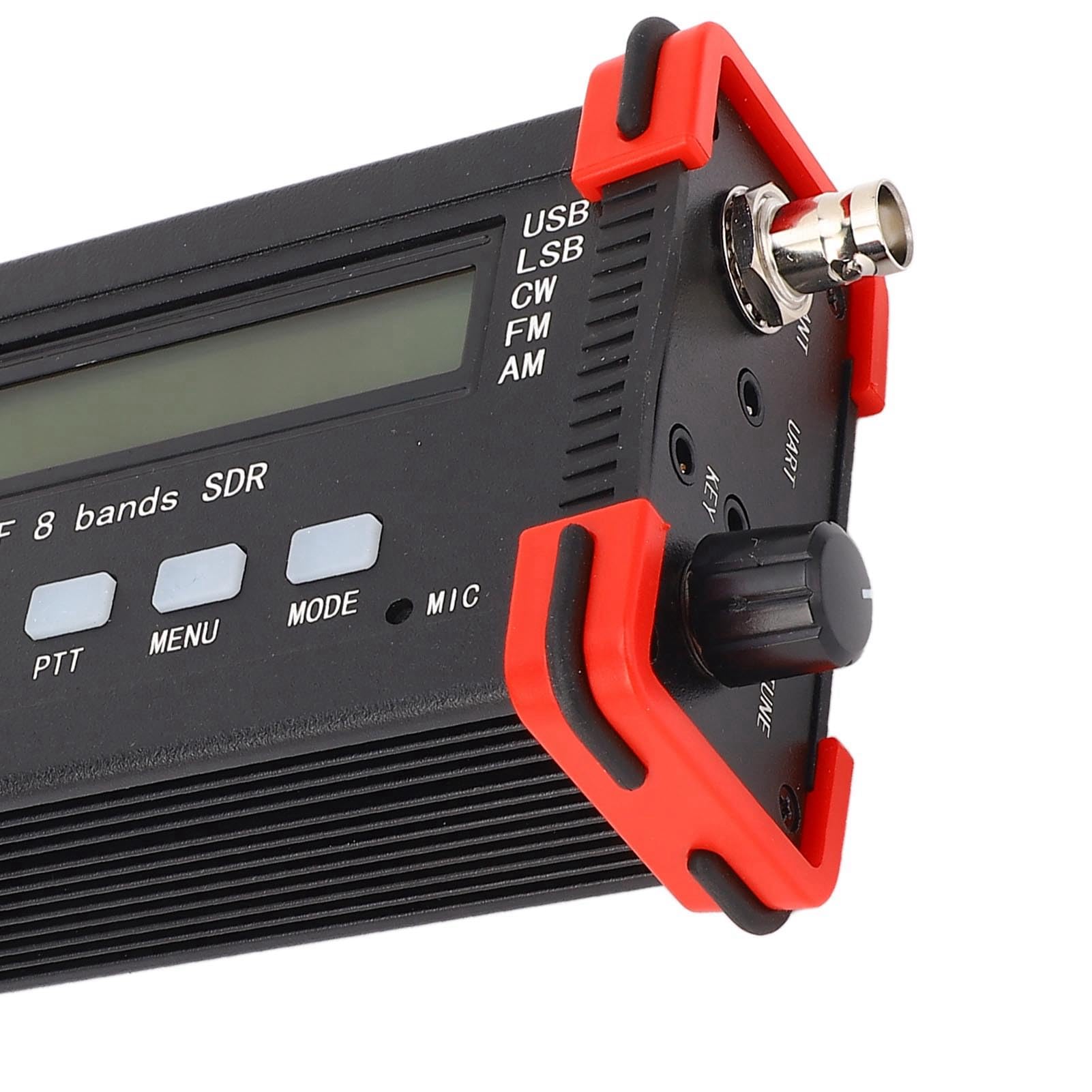 Émetteur-récepteur à Ondes Courtes 8 Bandes, émetteur-récepteur Portable USDX USDR HF QRP SDR SSB CW QRP émetteur-récepteur sans Fil 100-240 V (Prise UE)