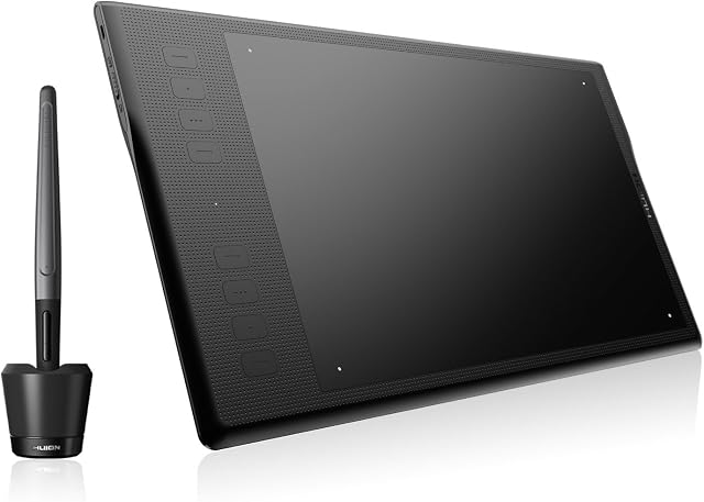 Drawing Tablet HUION Inspiroy Q11K, Wireless Graphics Tablet with 8192 Pen Pressure Sensitivity 8 Hot Keys, 11×6.875inch Pen Tablet for Digital Design, Art & Animation, Supports Windows & Mac