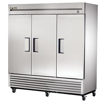 True T-72F Freezer, 78.125" Length, 29.5" Width, 78.375" Height