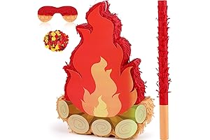 Small Camping Campfire Piñata Camping Adventure Birthday Party Decoration