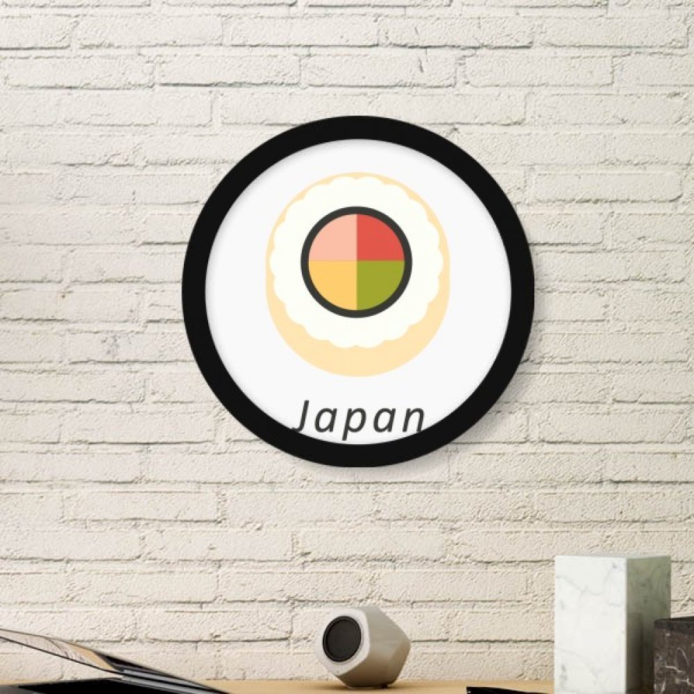 Reproductions frame peintures maki japonaises et sticker mural noir de salon