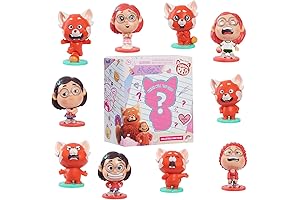 Just Play Disney and Pixar Turning Red Collectible Figure 3-Pack, Fun Toy...