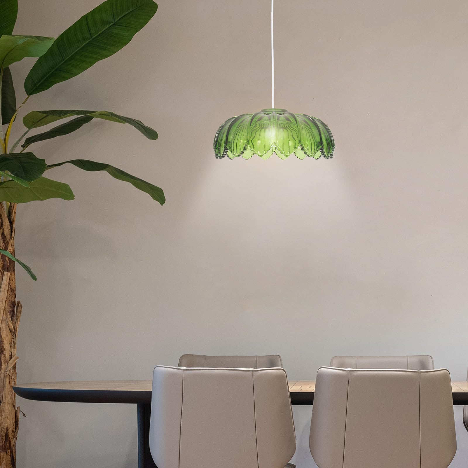 Forme Créative Abat-jour Suspendu, en Verre, pour Lampe