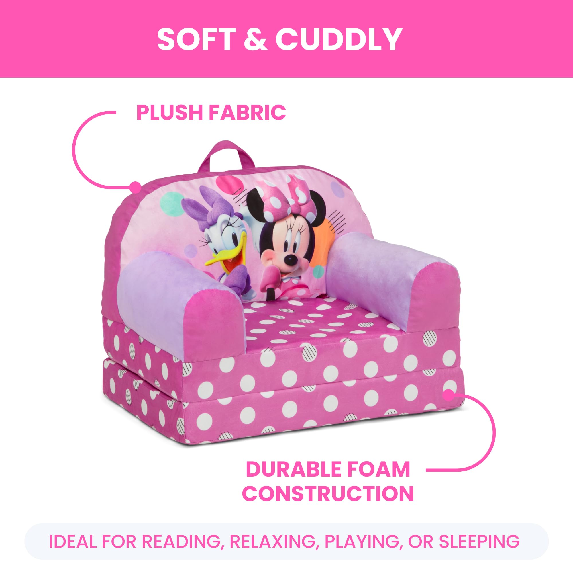 Minnie Mouse Flip-Out Chair - Converts to Sleeper! -6