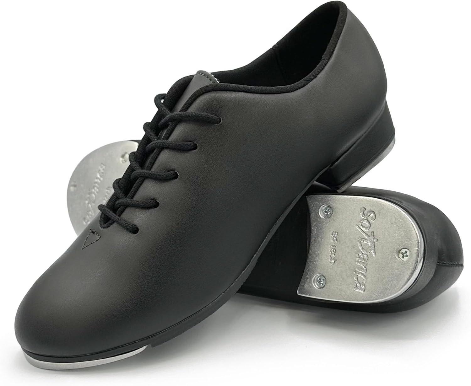 So Danca Vegan Leather Oxford Lace Up Tap Shoe, Flexible Molded Sole - Torrin TA05 - Image 3