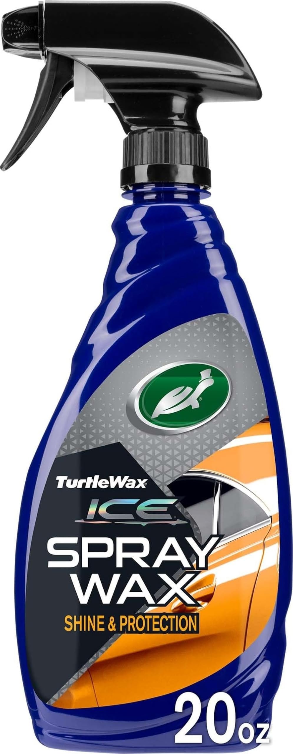 Turtle Wax ICE Spray Wax for Cars, 20 oz. (Pack of 1) | Ultimate High Shine Car Wax, For Use on Car Paint, Trim & Plastics, Safe for Motorcycles, RVs, Trucks & More